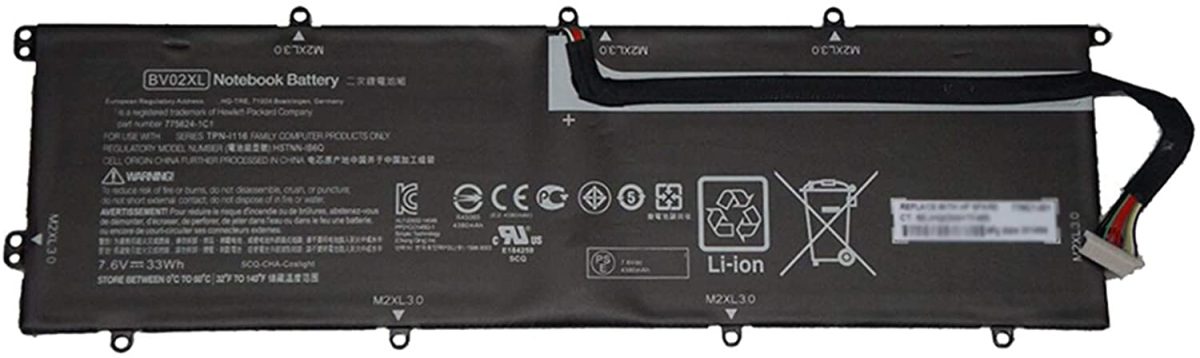 Splendid Branded Laptop Battery for HP BV02XL High Quality Battery - Image 1