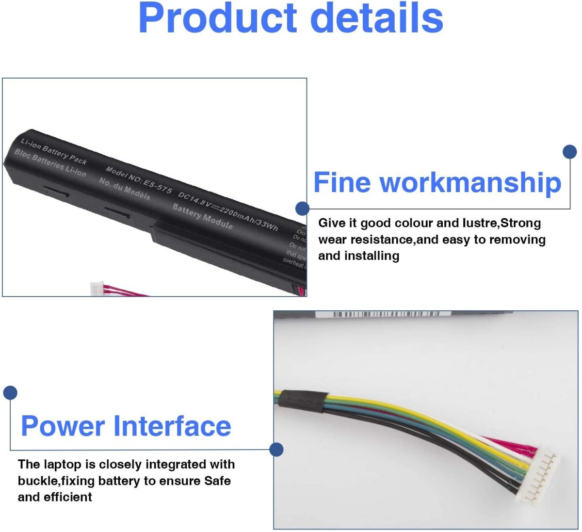 Splendid Branded Laptop Battery for Acer AS16A5K High Quality Battery - Image 4