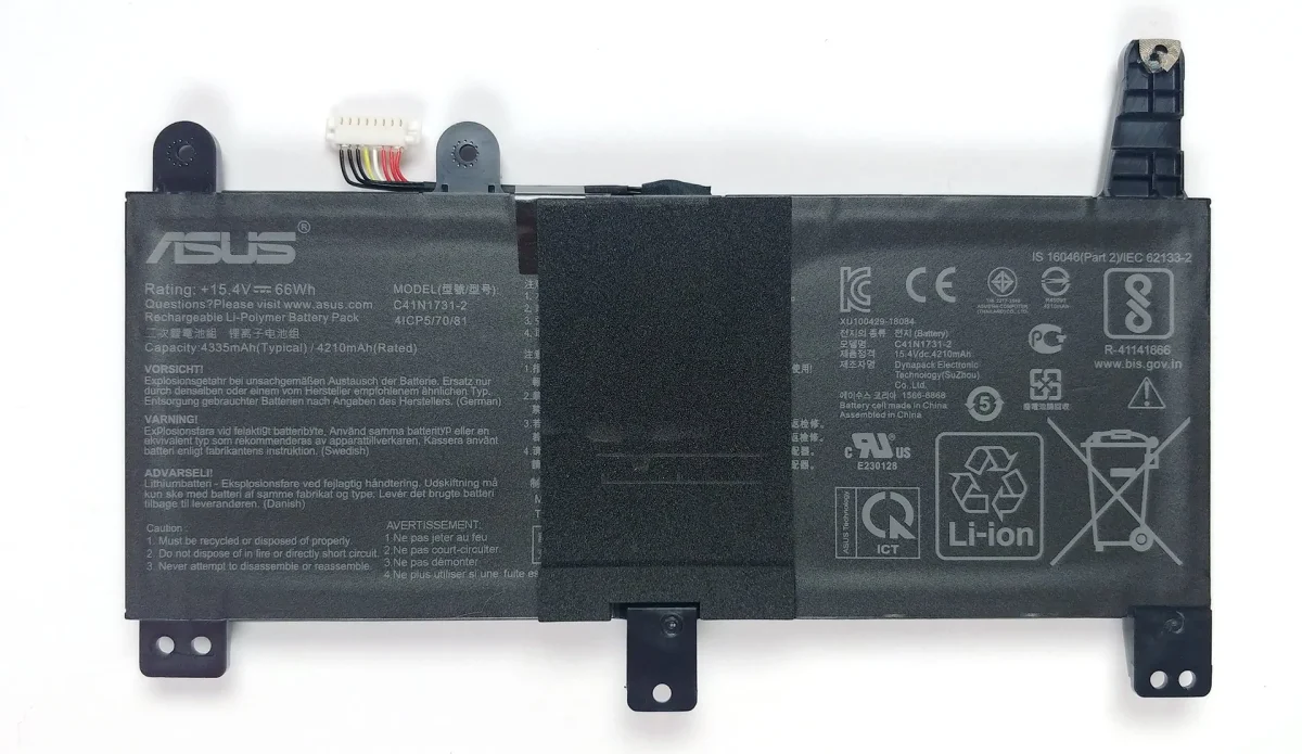 ASUS ROG Strix G15 G512LU-HN093T - C41N1731 TYPE-2 Original Laptop Notebook Battery - Image 1