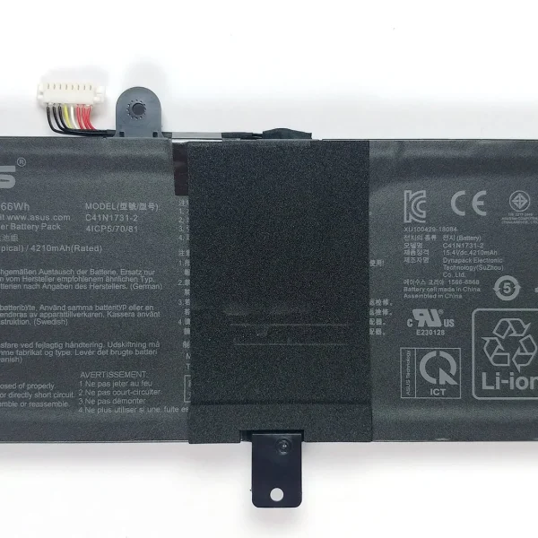 ASUS ROG Strix G15 G512LU-HN093T - C41N1731 TYPE-2 Original Laptop Notebook Battery