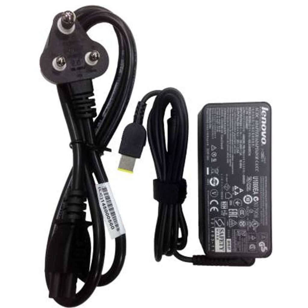 Lenovo 45w Original Laptop Charger - 20V 2.25A Genuine AC Power Adapter (Square Yellow) 45N1700