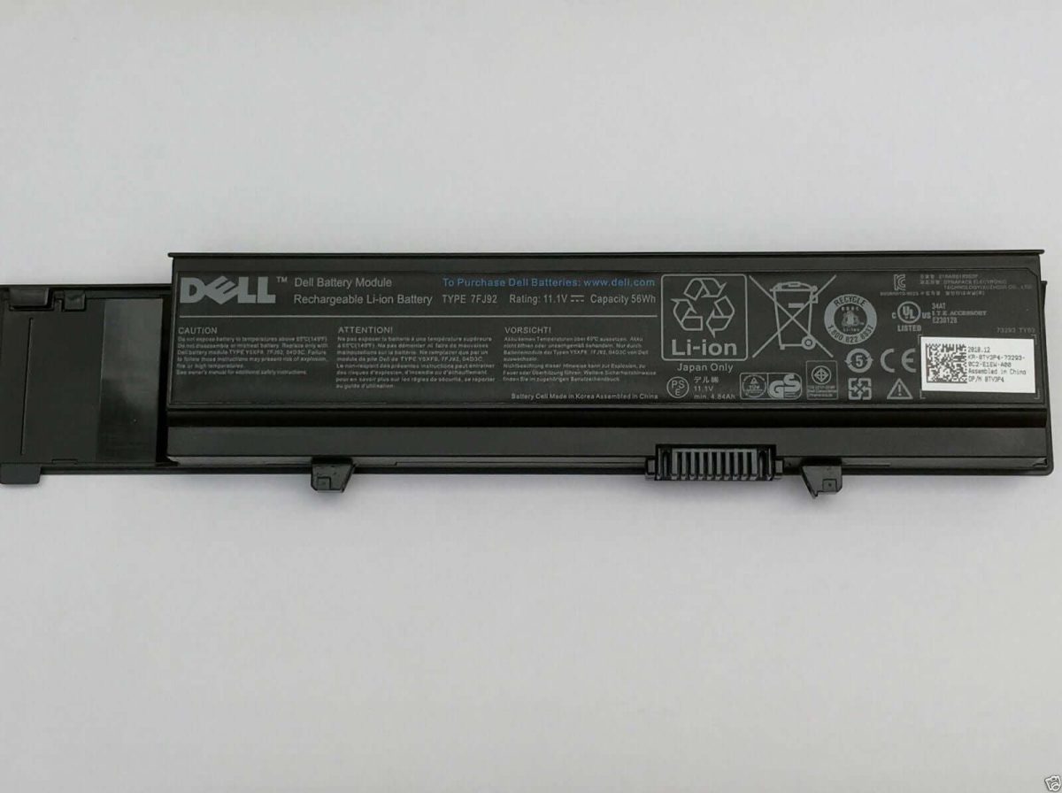 DELL 7FJ92 - 7FJ92 Genuine Original Laptop Notebook Battery - Image 1