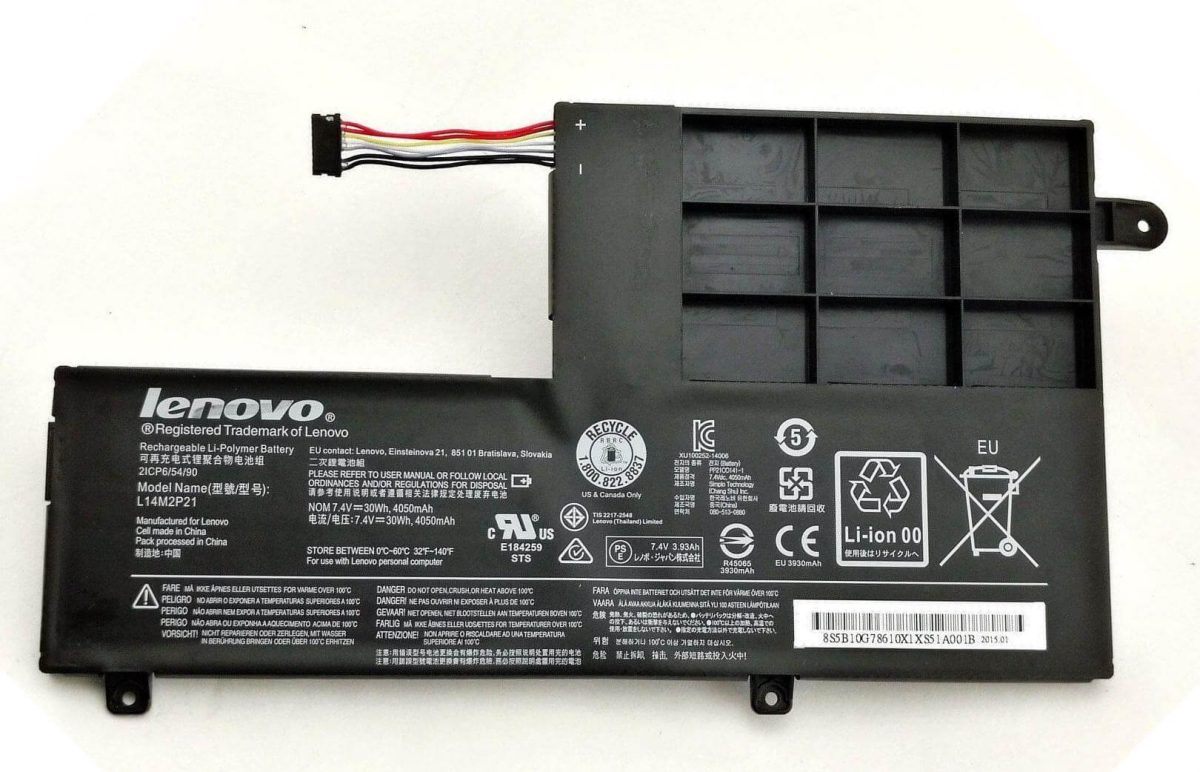 LENOVO Ideapad Slim 1-14AST-05 ( 81VS004AGE )  - L14M2P21 Original Laptop Notebook Battery - Image 1