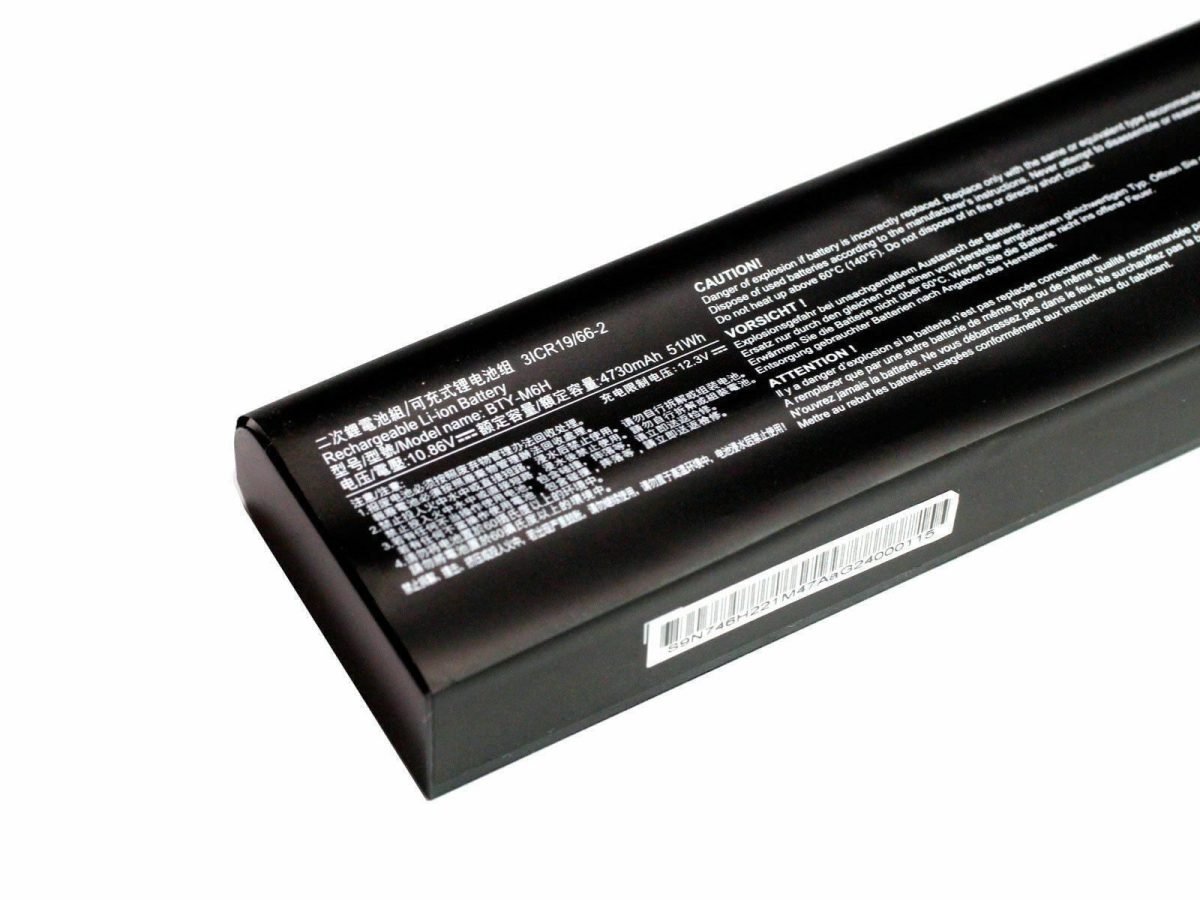 MSI MS16j6 -  BTY-M6H Genuine Original Laptop Notebook Battery - Image 2