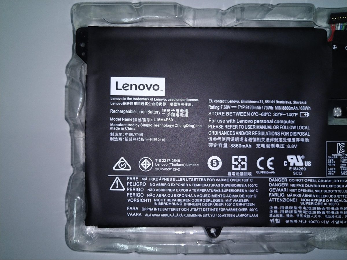 LENOVO L16M4P60 - L16M4P60 Original Laptop Notebook Battery - Image 3