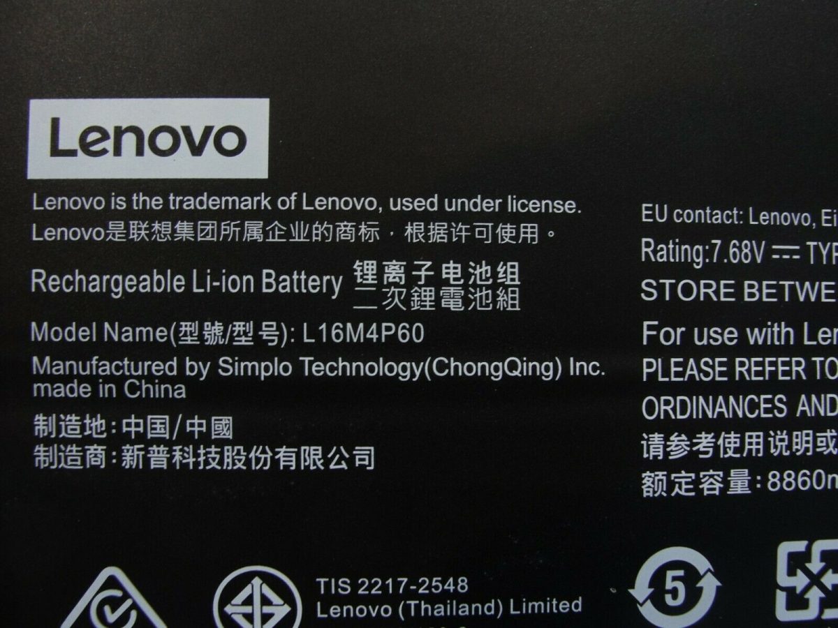 LENOVO L16M4P60 - L16M4P60 Original Laptop Notebook Battery - Image 7