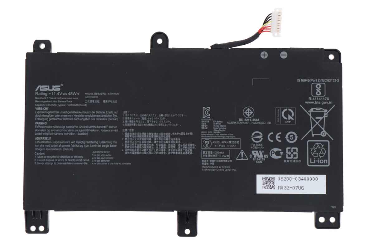 ASUS B31N1726  - B31N1726  Original Laptop Notebook Battery TYPE-1 - Image 1