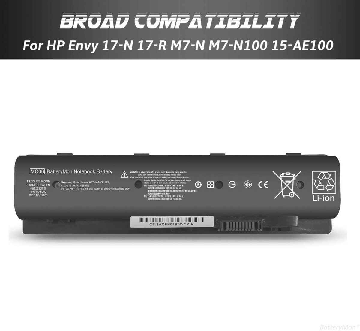 HP 15-ae100 - MC06 Original Laptop Notebook Battery - Image 2