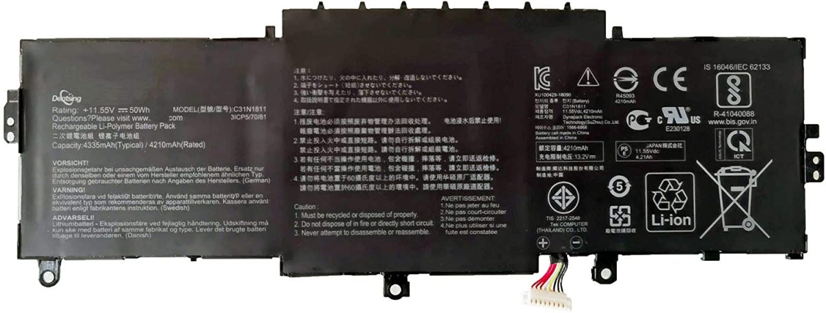 Splendid Branded Laptop Battery for ASUS C31N1811 High Quality Battery - Image 1