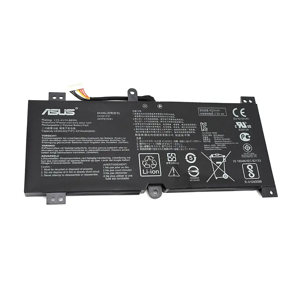 1 ASUS C41N1731 - C41N1731 Original Laptop Notebook Battery - Image 1