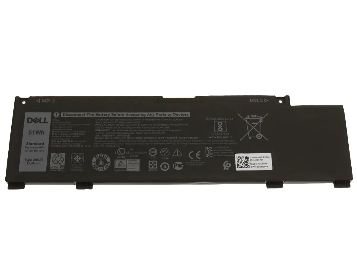 1 DELL 266J9 - 266J9 Genuine Original Laptop Notebook Battery - Image 1