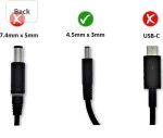 DELL 90w Original Laptop Charger - 19.5V 4.62A Genuine AC Power Adapter  (Center Pin 4.5 mm) Dell Model : - Image 7