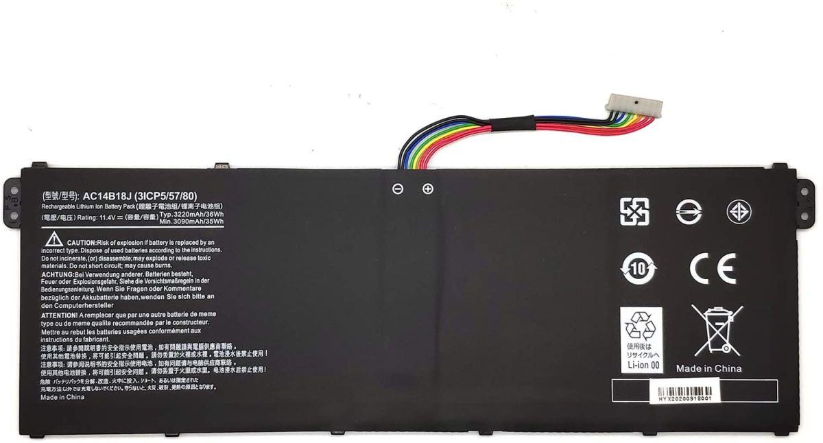 ACER AC14B13J - AC14B18J Original  Laptop Notebook Battery - Image 2