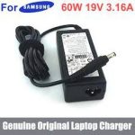 SAMSUNG 60w Original Laptop Charger - 19V 3.16A Genuine AC Power Adapter (5.5mm)