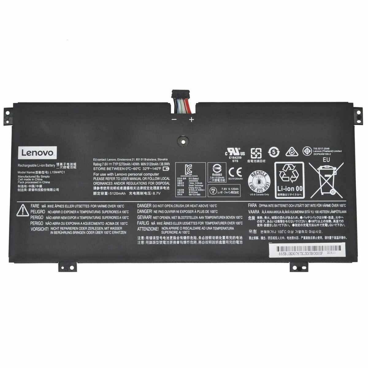 LENOVO L15M4PC1 - L15M4PC1 Original Laptop Notebook Battery DEMO - Image 1