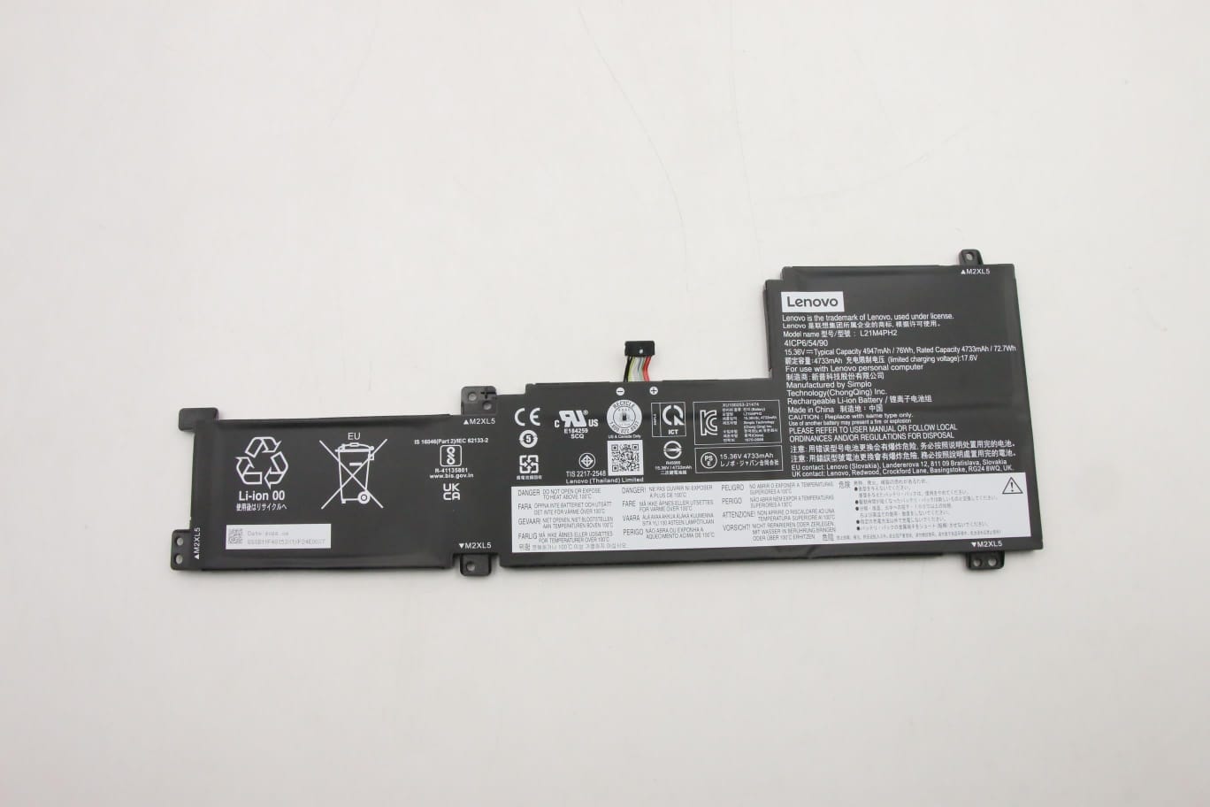 1 LENOVO L21L4PH2 - L21L4PH2 Original  Laptop Notebook Battery - Image 1