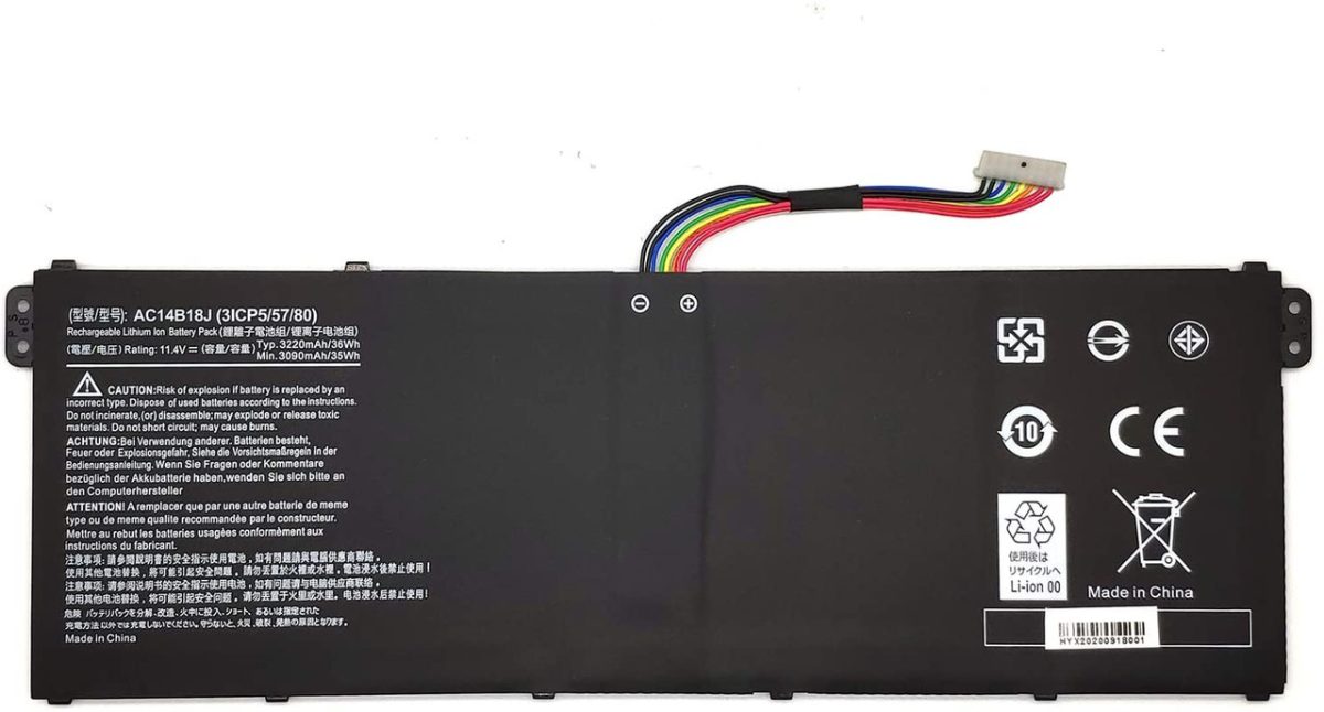ACER Extensa 2519-P034 - AC14B18J Original Laptop Notebook Battery - Image 1