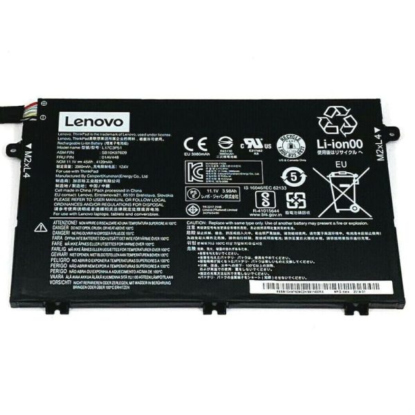 LENOVO ThinkPad E14 20RA004YUS - L17C3P51 Original Laptop Notebook Battery