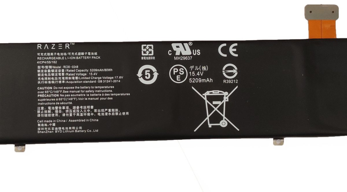 RAZER 4ICP4/55/162 - RC30-0248 Genuine Original Laptop Notebook Battery - Image 1