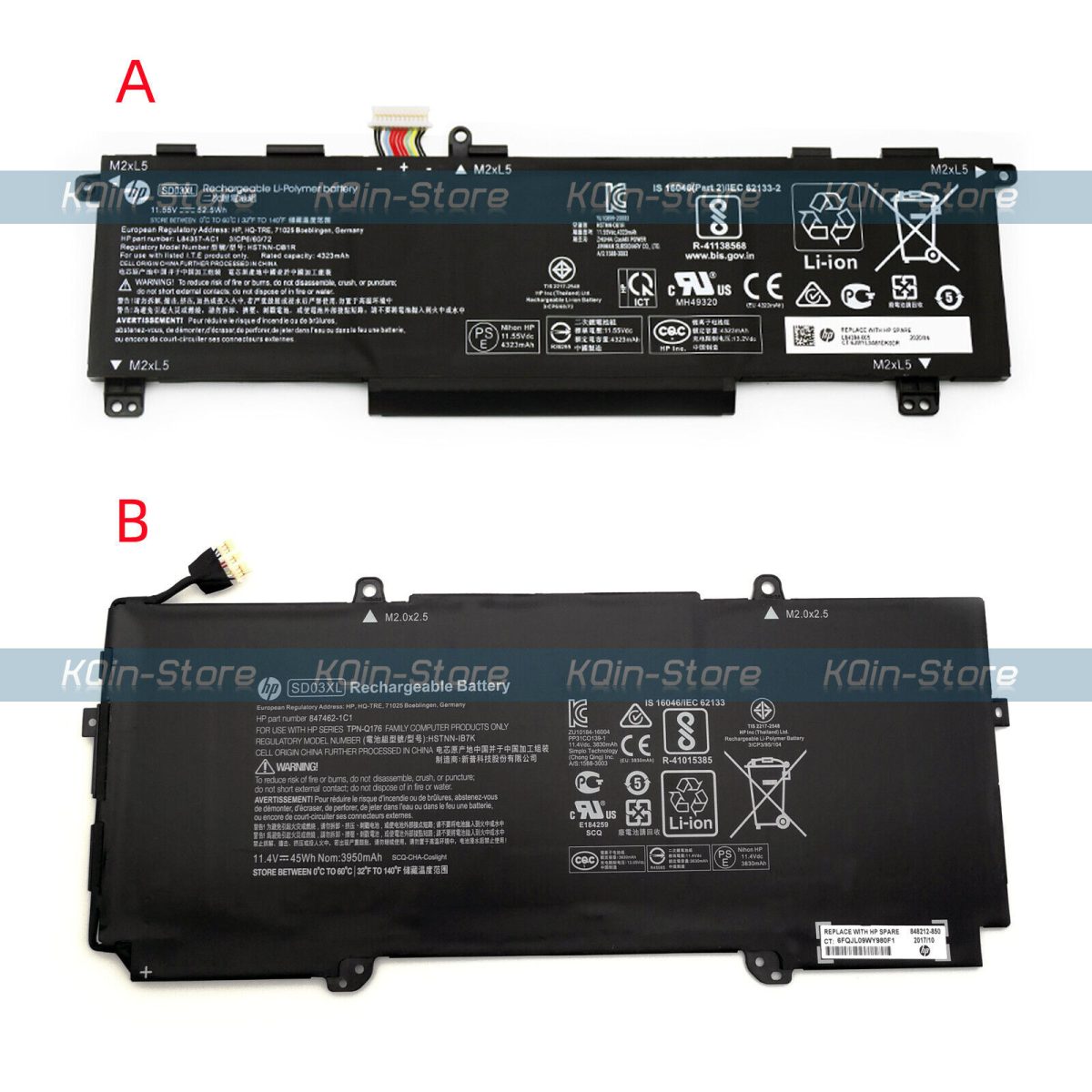 HP OMEN 15-EN0501AX - SD03XL TYPE A Original Laptop Notebook Battery DEMO - Image 3