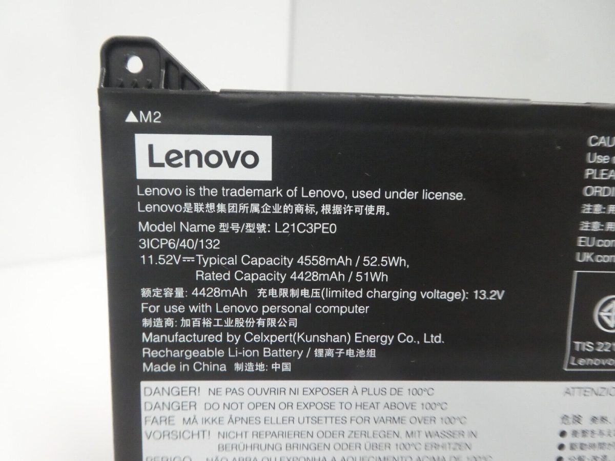 LENOVO L21C3PE0 - L21C3PE0 Original Laptop Notebook Battery DEMO - Image 3
