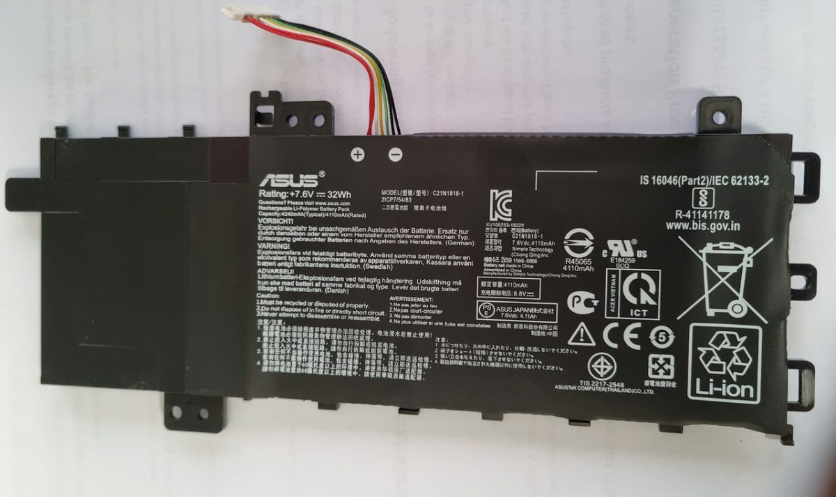 ASUS VivoBook S17 S712FA-AU552T - C21N1818-1 Original Laptop Notebook Battery - Image 1
