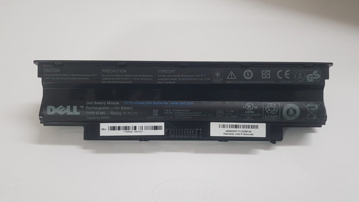DELL Inspiron N4110 SERIES - 9 Cell 9T48V Genuine Original Laptop Notebook Battery - Image 1