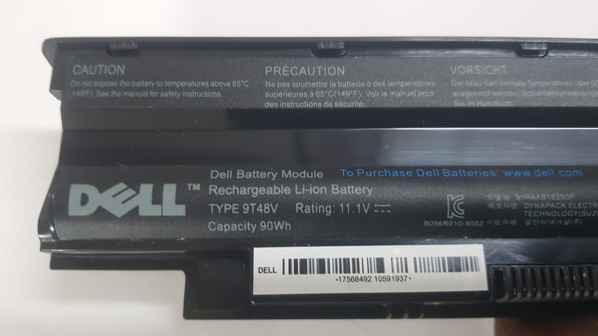 DELL Inspiron N4110 SERIES - 9 Cell 9T48V Genuine Original Laptop Notebook Battery - Image 2