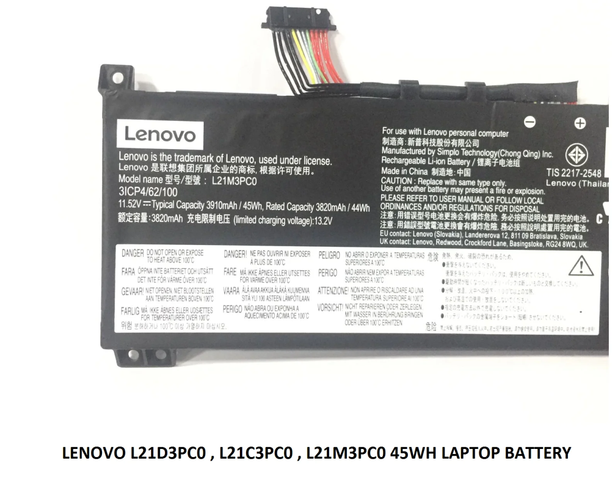 LENOVO L21D3PC0 - L21D3PC0 Original  Laptop Notebook Battery - Image 3