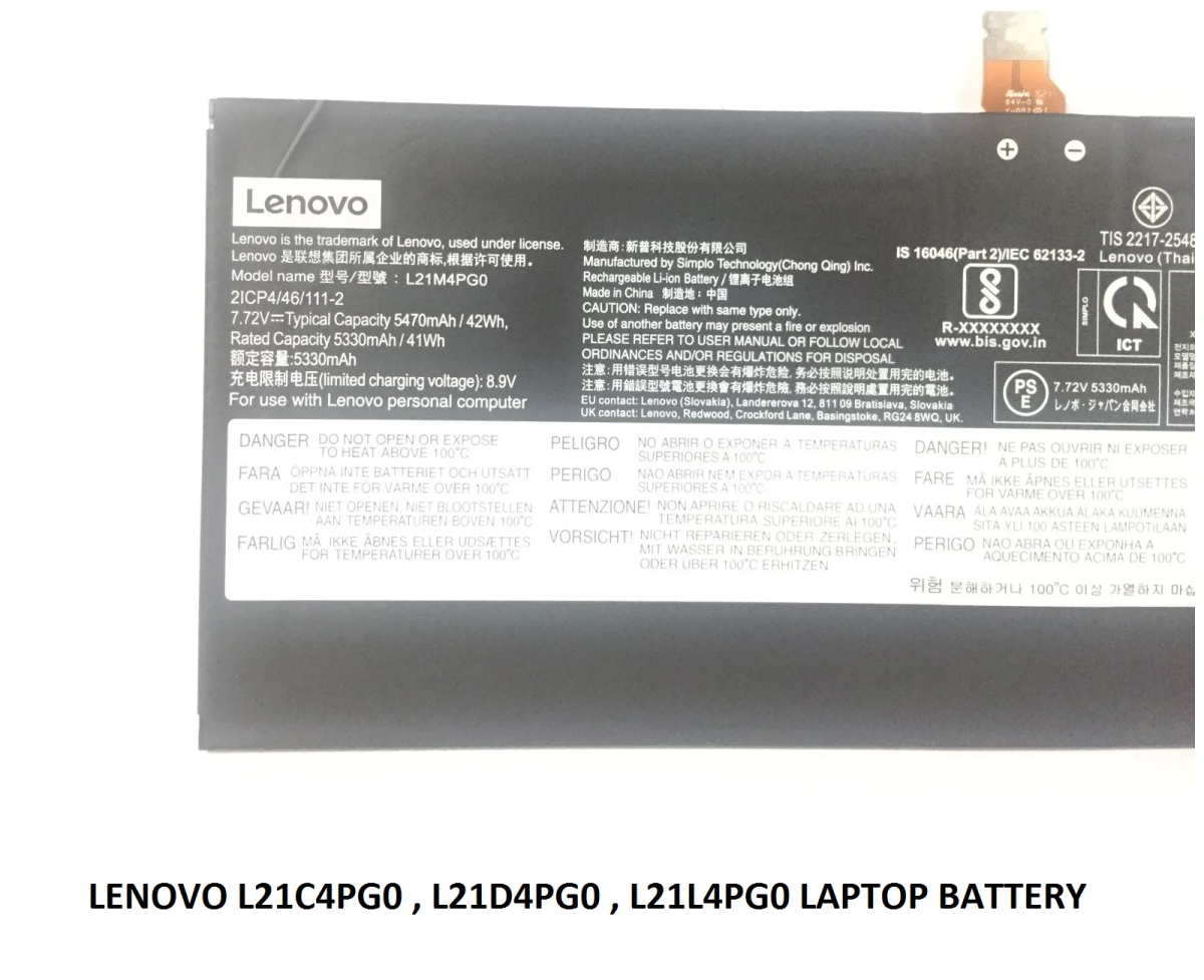 LENOVO L21C4PG0 - L21C4PG0 Original  Laptop Notebook Battery - Image 3