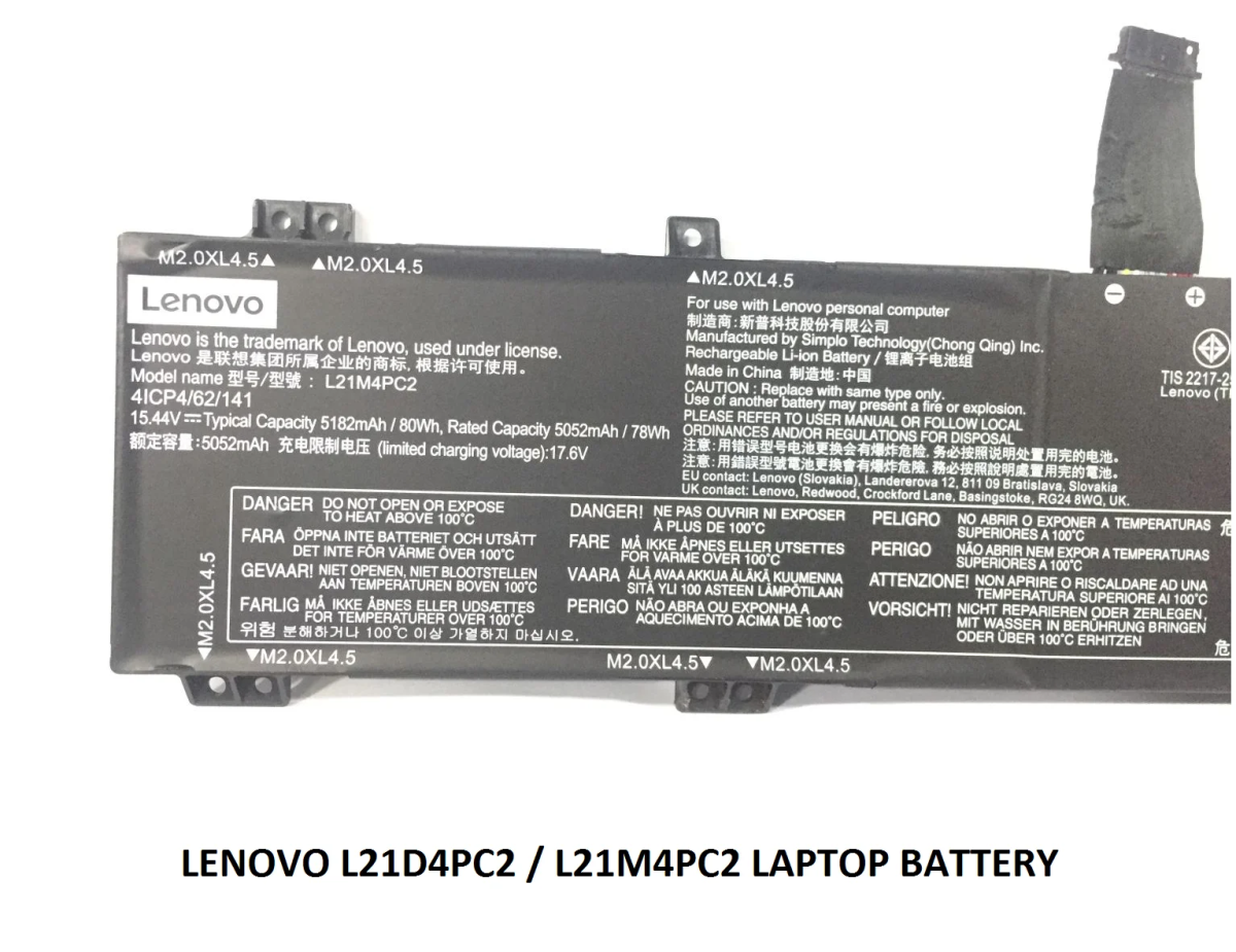 LENOVO L21D4PC2 - L21D4PC2 Original  Laptop Notebook Battery - Image 3