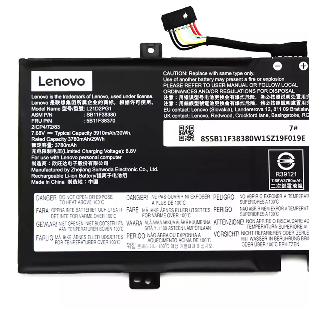 3 LENOVO L21C2PG1 - L21C2PG1 Original  Laptop Notebook Battery - Image 3