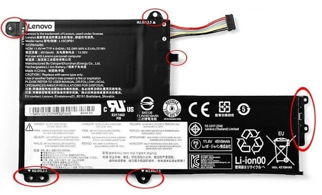 LENOVO L15C3PB1 LENOVO L15C3PB1 - L15C3PB1 Original  Laptop Notebook Battery - Image 2