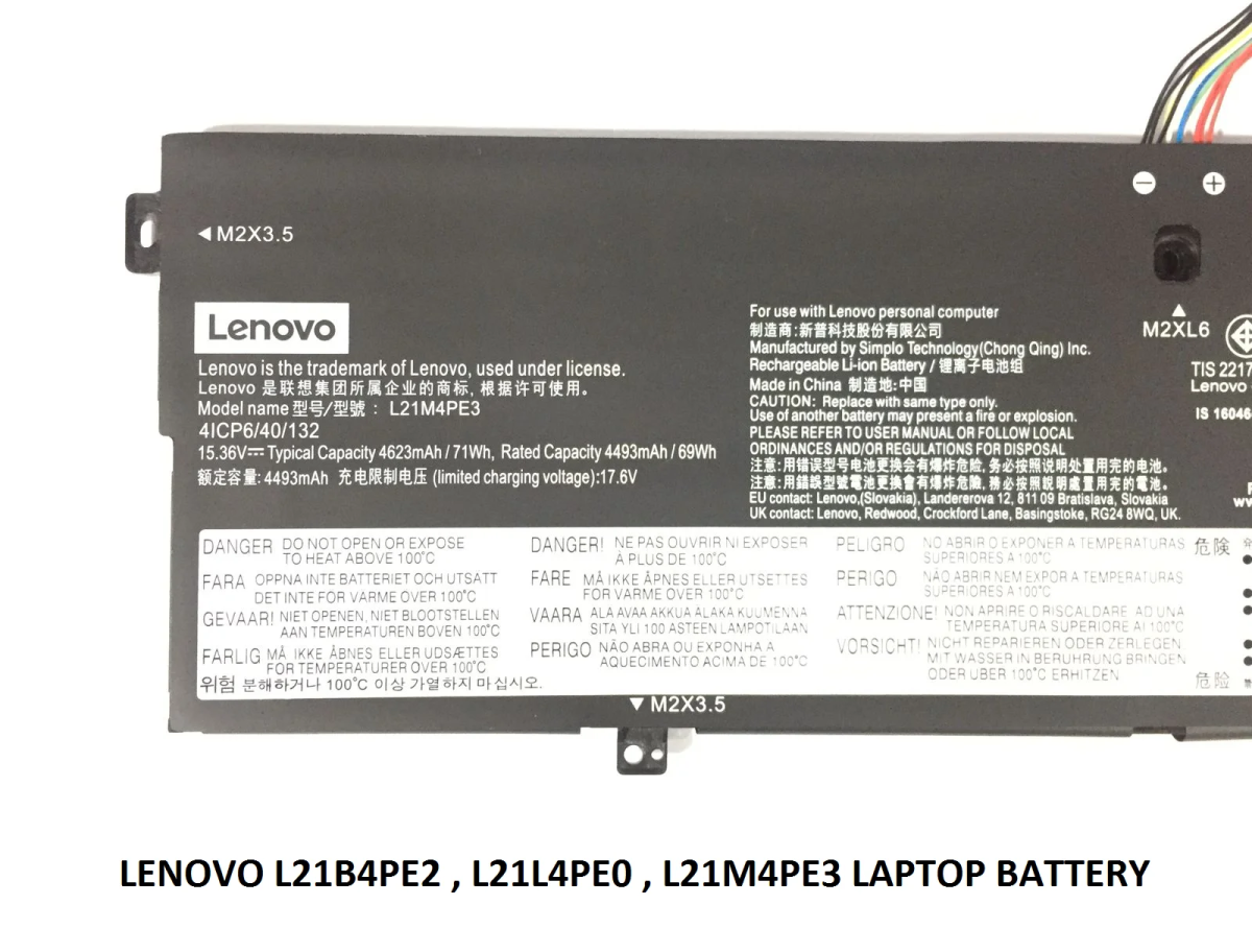 LENOVO L21L4PE0 - L21LP1E0 Original Laptop Notebook Battery - Image 2