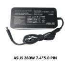 ASUS Laptop Charger 280W 20V 14A Original Adapter (7.4 mm x 5.0 mm) (1 Yr Warranty) (Power Cord Included) Model No : ADP-280EB F