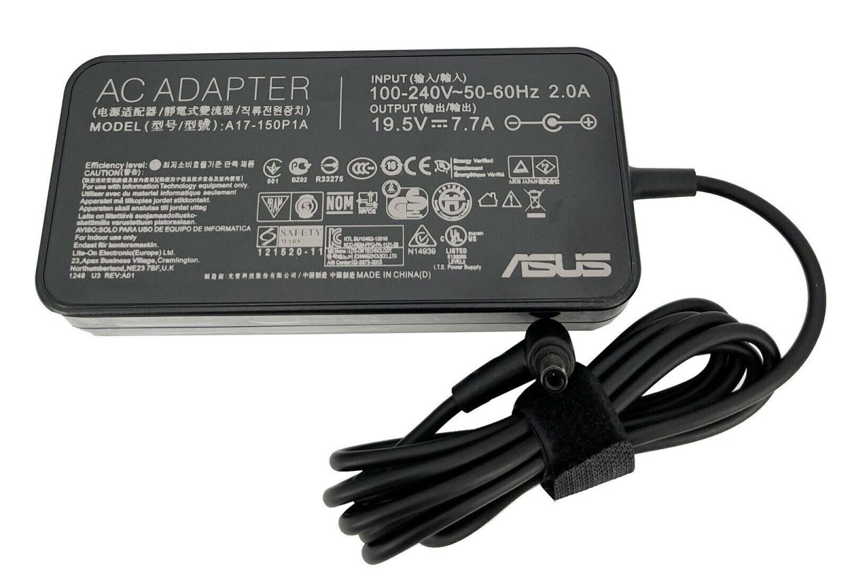 ASUS Laptop Charger 150W 19.5V 7.7A Original Adapter Model No : FX505DT-AL189T (6.0 mm x 3.7 mm) (1 Yr Warranty) (Power Cord Included) - Image 8