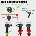 ASUS Laptop Charger 150W 20V 7.5A Original Adapter (5.5 mm x 2.5 mm ) (1 Yr Warranty) (Power Cord Included) - Image 7