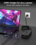 ASUS Laptop Charger 240W 20V 12.0A Original Adapter Model No: 0A001-00970700 (3.7 mm) (1 Yr Warranty) (Power Cord Included) - Image 10