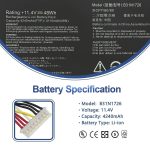 ASUS B31N1726 - B31N1726 Original Laptop Notebook Battery (1 Yr Warranty) Model : G512LI-HN091T - Image 9