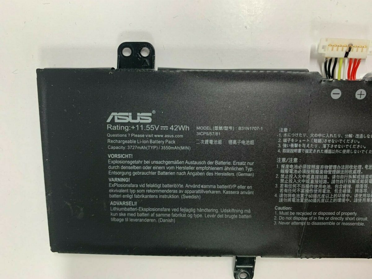 ASUS B31N1707 - B31N1707 Original Laptop Notebook Battery (1 Yr Warranty) - Image 2