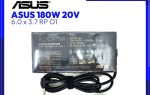 ASUS Laptop Charger 180W 20V 9A Original Adapter Model : A20-180P1A (6.0 mm x 3.7 mm) (1 Yr Warranty) (Power Cord Included) - Image 2