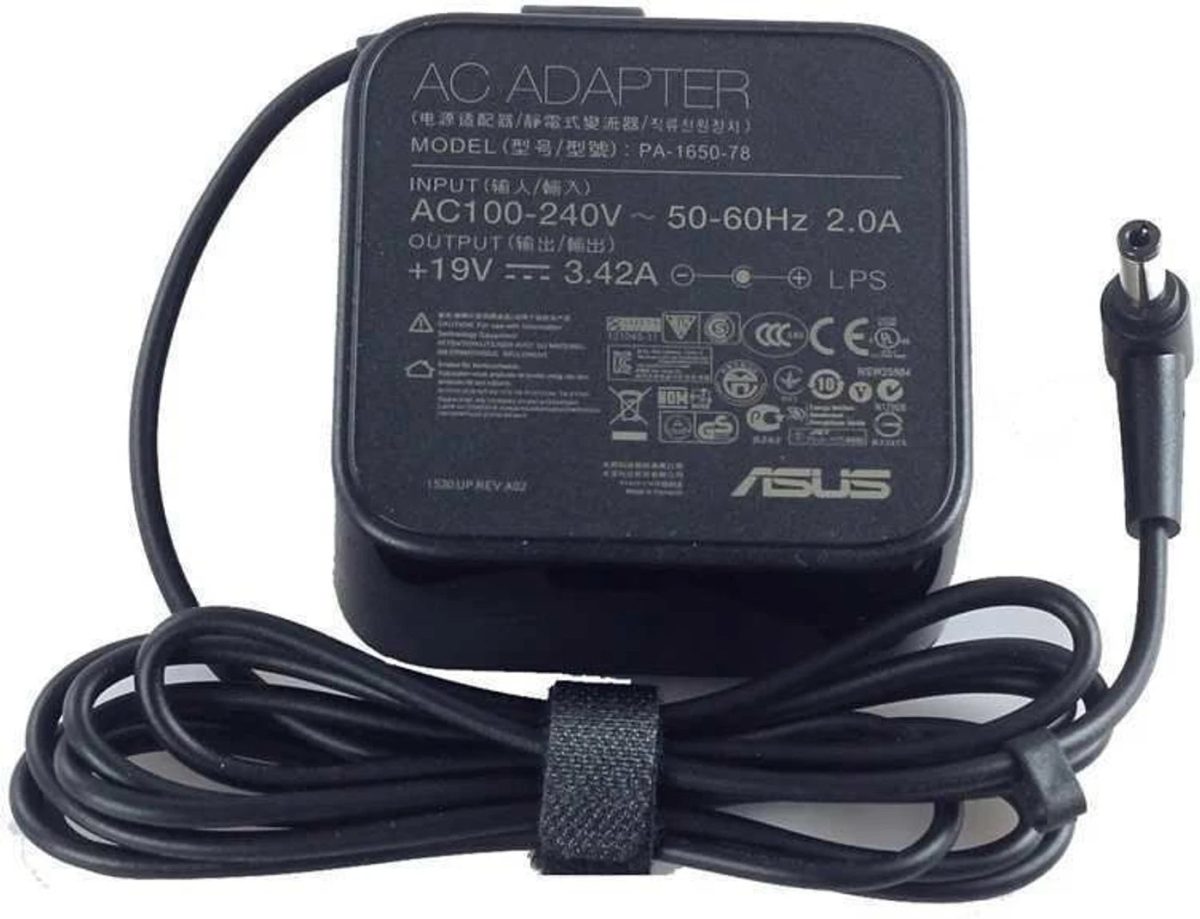 ASUS Laptop Charger 65W 19V 3.42A Original Adapter (5.5 mm x 2.5mm) (1 Yr Warranty) (Power Cord Included) - Image 2