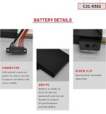 ASUS C31-X502 - C31-X502 Original Laptop Notebook Battery (1 Yr Warranty) - Image 13
