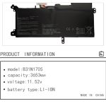 ASUS B31N1705 - B31N1705 Original Laptop Notebook Battery (1 Yr Warranty) - Image 7