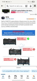 ASUS C41N1731 - C41N1731 Original Laptop Notebook Battery (1 Yr Warranty) - Image 7