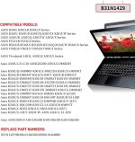 ASUS A501L - C31N1429 Original Laptop Notebook Battery (1 Yr Warranty) - Image 13