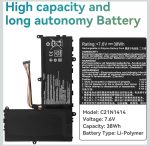 ASUS B074CZHZ64 - C21N1414 Original Laptop Notebook Battery (1 Yr Warranty) - Image 15