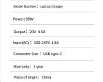 ASUS Laptop Charger 90W 20V 4.5A Original Adapter (Type-C) (1 Yr Warranty) (Power Cord Included) - Image 9