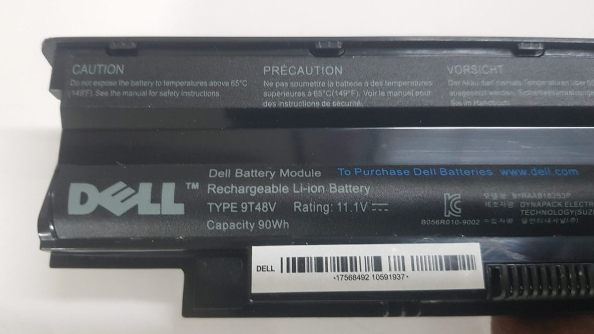 DELL 9T48V – 9 Cell 9T48V Genuine Original Laptop Notebook Battery( 1 Yr Warranty ) - Image 2