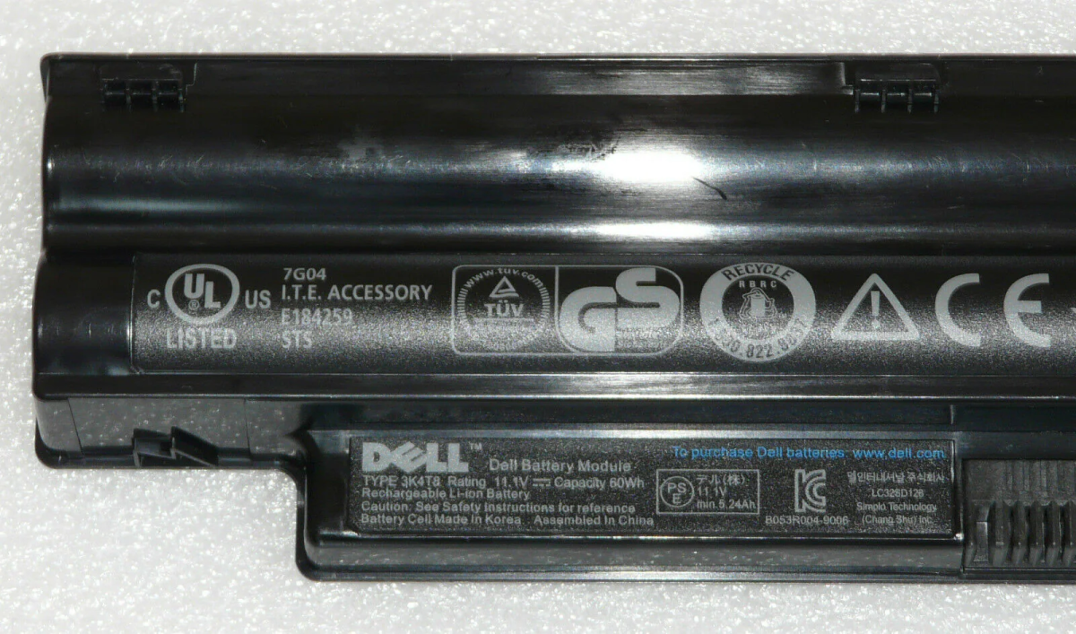 DELL Inspiron 1012 - 6 Cell 3K4T8 Original Laptop Notebook Battery ( 1 Yr Warranty ) - Image 2